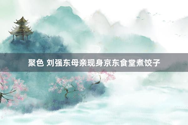 聚色 刘强东母亲现身京东食堂煮饺子